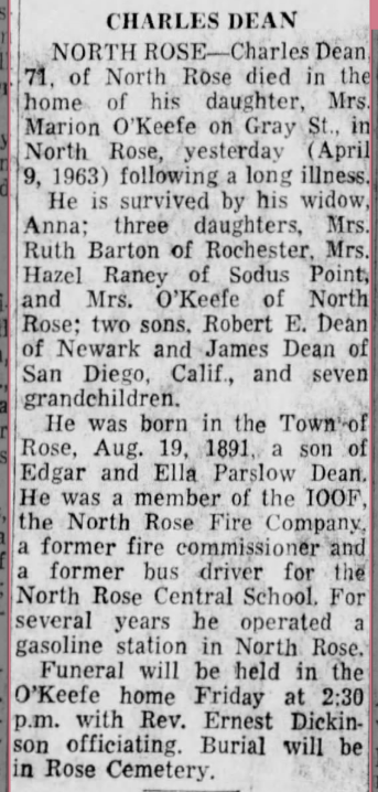 Member obituary — Appendix C