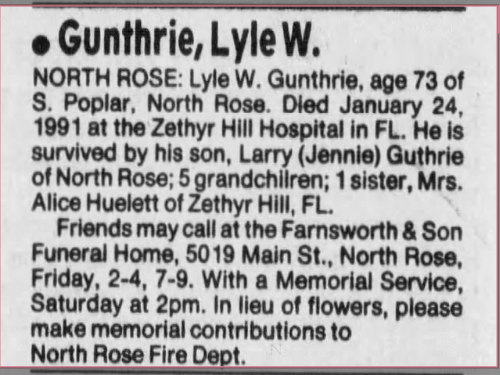 Member obituary — Appendix C