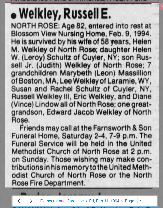 Member obituary — Appendix C