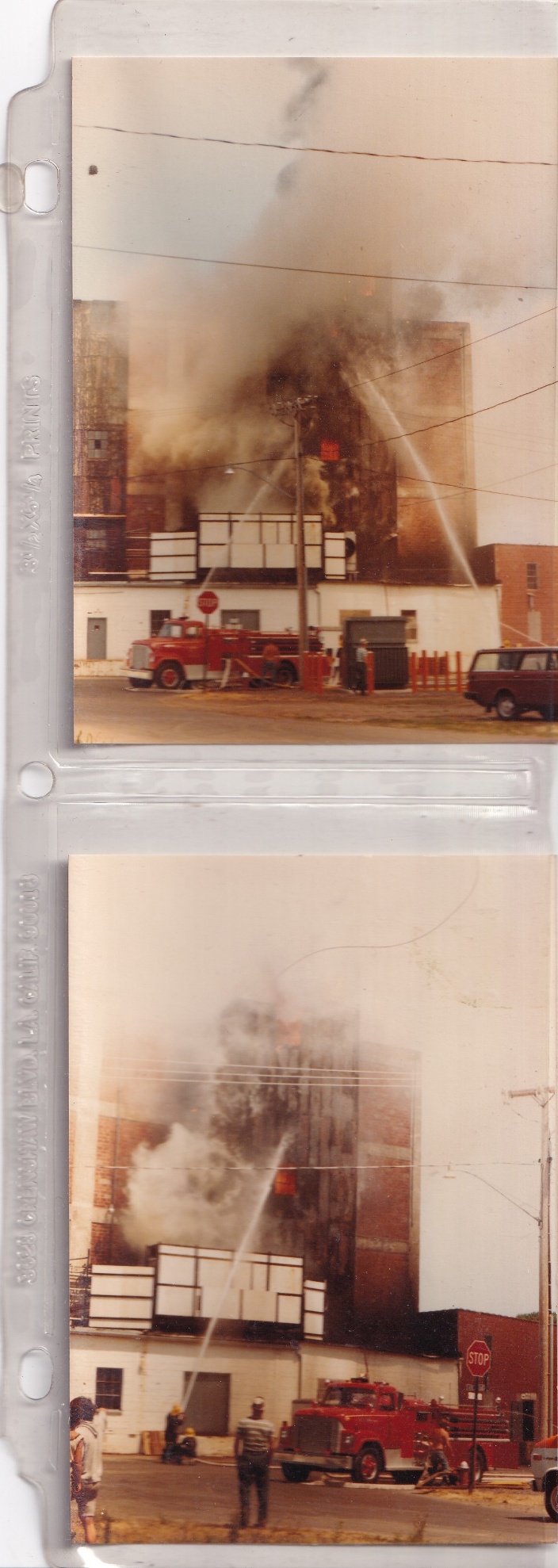 Sodus Cold Storage fire and explosion, North Rose, July 1983