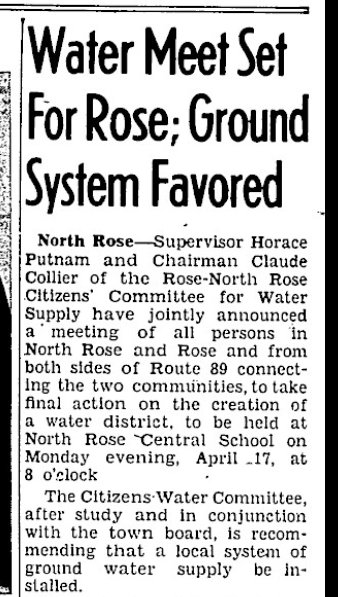 1950 April — 'Water Meet Set for Rose; Ground System Favored'