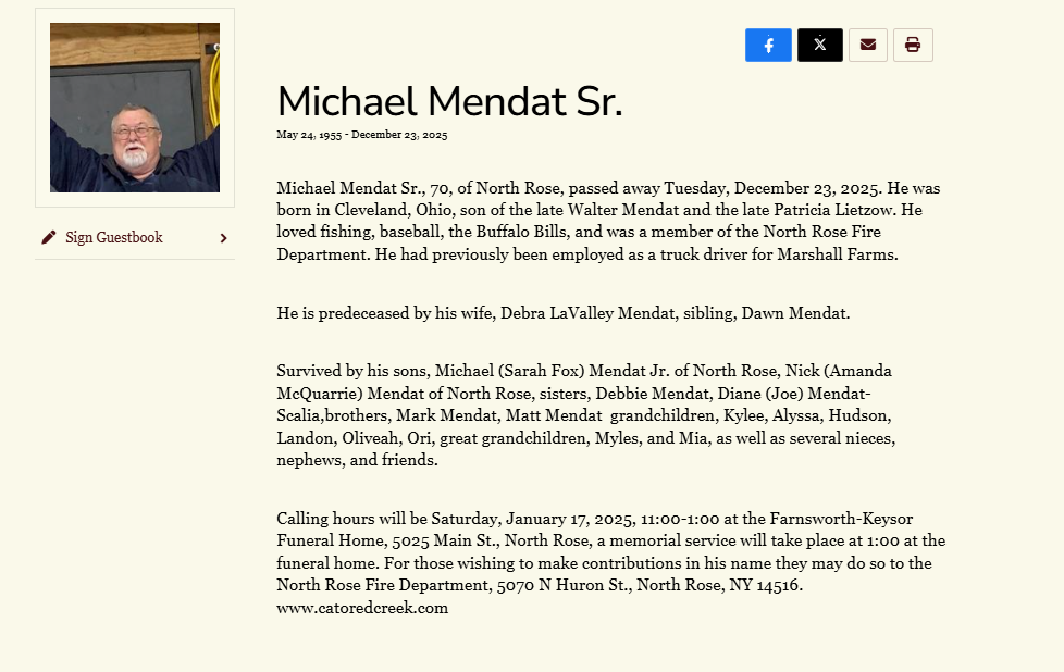 Member obituary — Appendix C