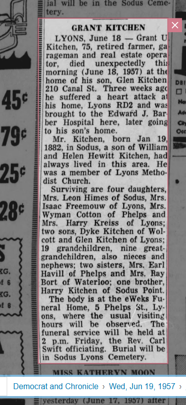 Member obituary — Appendix C