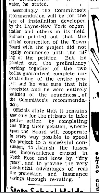 1950 — water works planning