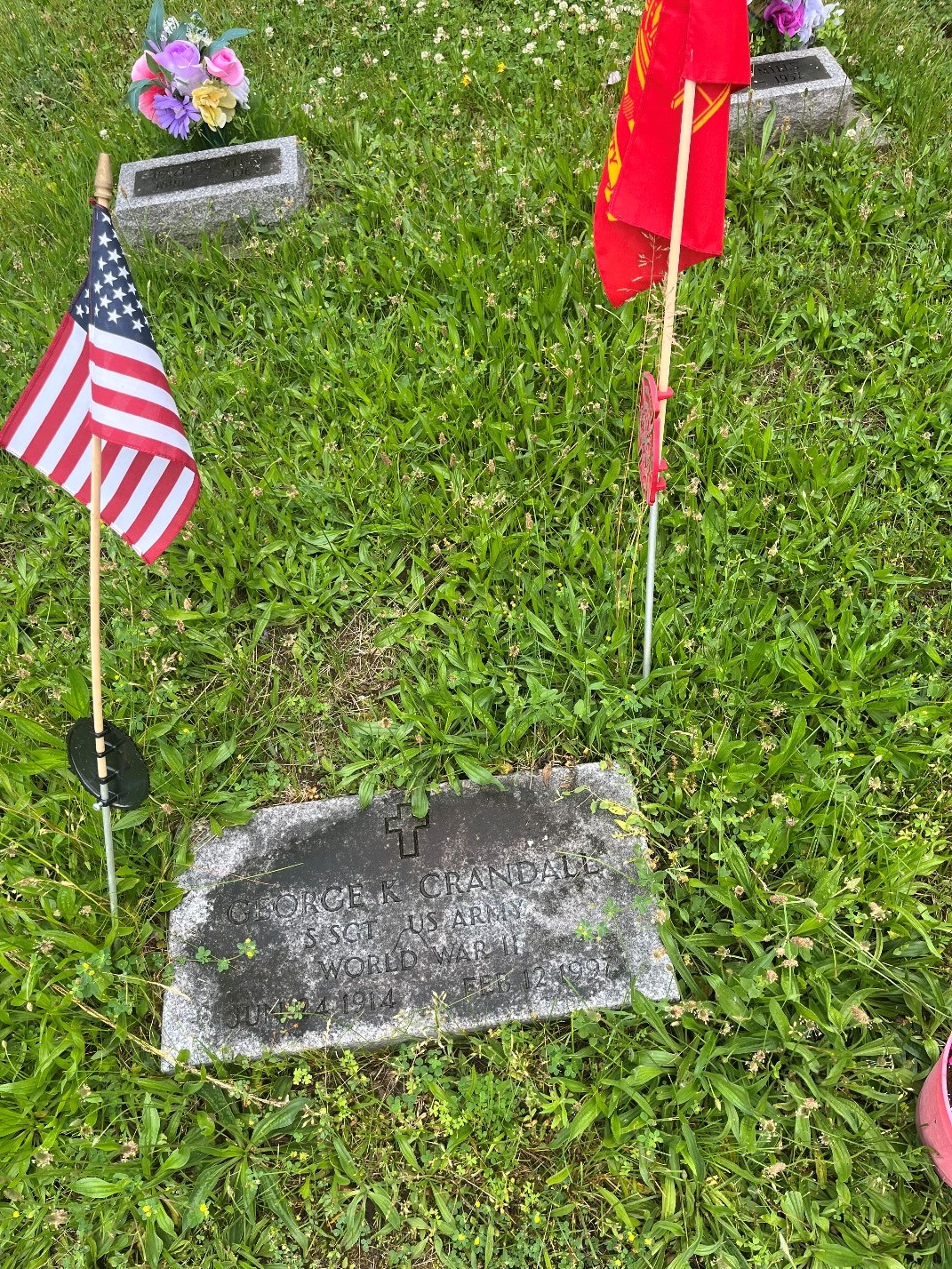 North Rose Fire Department archive photograph (headstones)