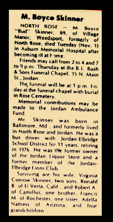 Member obituary — Appendix C