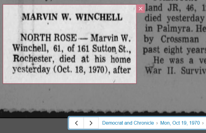 Member obituary — Appendix C