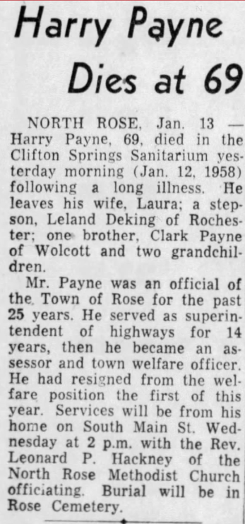 Member obituary — Appendix C