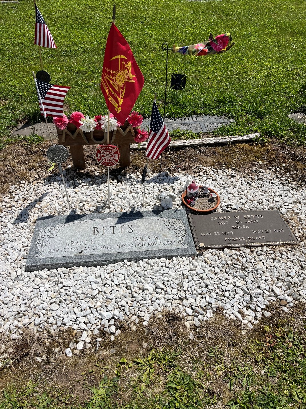 North Rose Fire Department archive photograph (headstones)