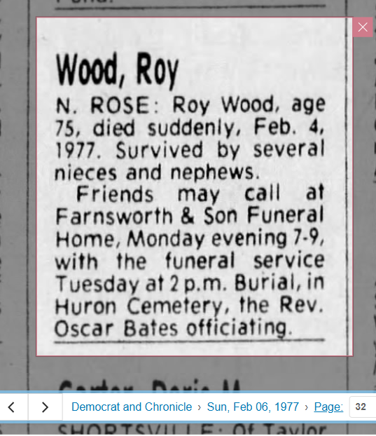 Member obituary — Appendix C