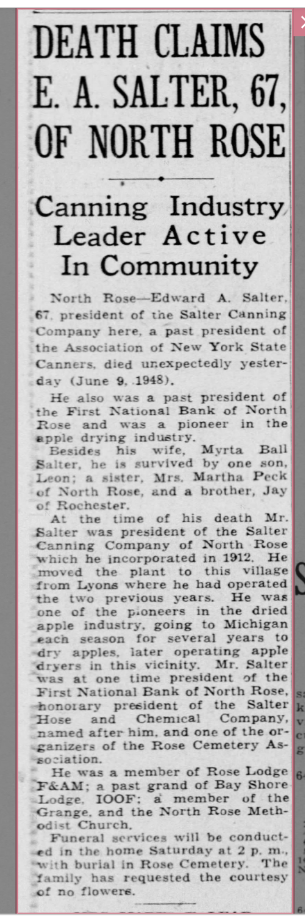 Member obituary — Appendix C