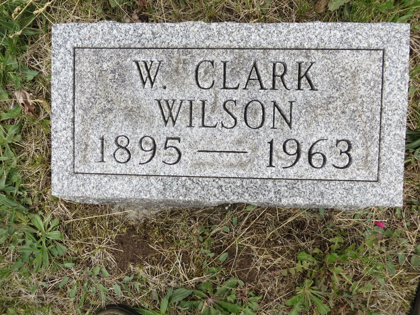 North Rose Fire Department archive photograph (headstones)