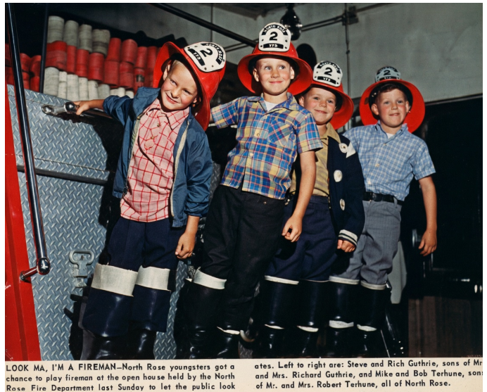 Open house: Steve and Ric Guthrie with Mike and Bob Terhune