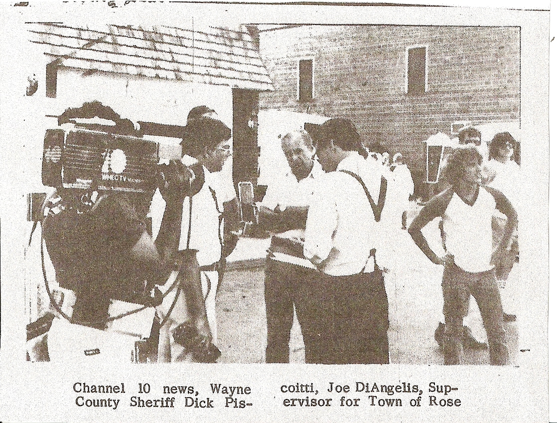 Sodus Cold Storage fire and explosion, North Rose, July 1983