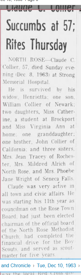Member obituary — Appendix C