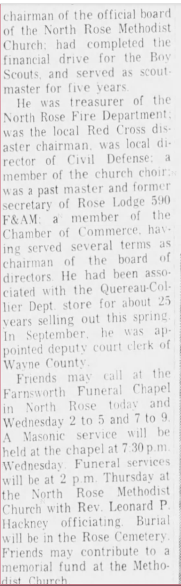 Member obituary — Appendix C