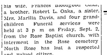 Member obituary — Appendix C