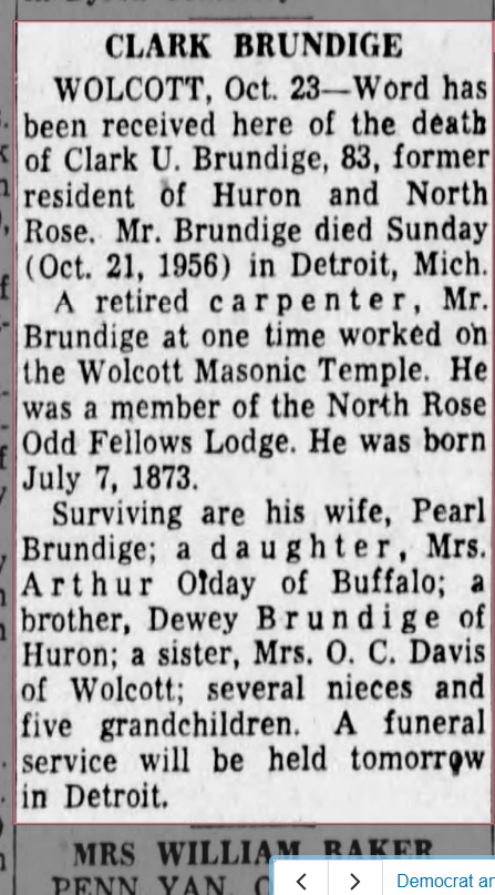 Member obituary — Appendix C