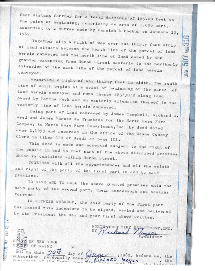 Page 3 — rights of way and chain of title