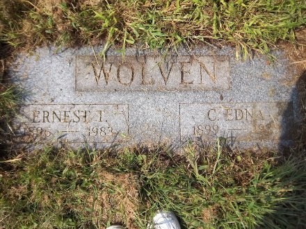 North Rose Fire Department archive photograph (headstones)