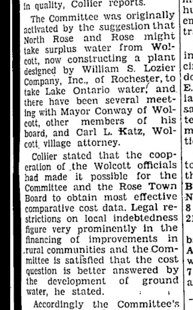 1950 — water works planning