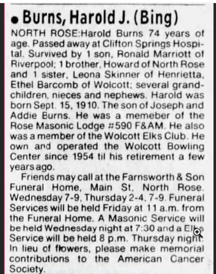 Member obituary — Appendix C