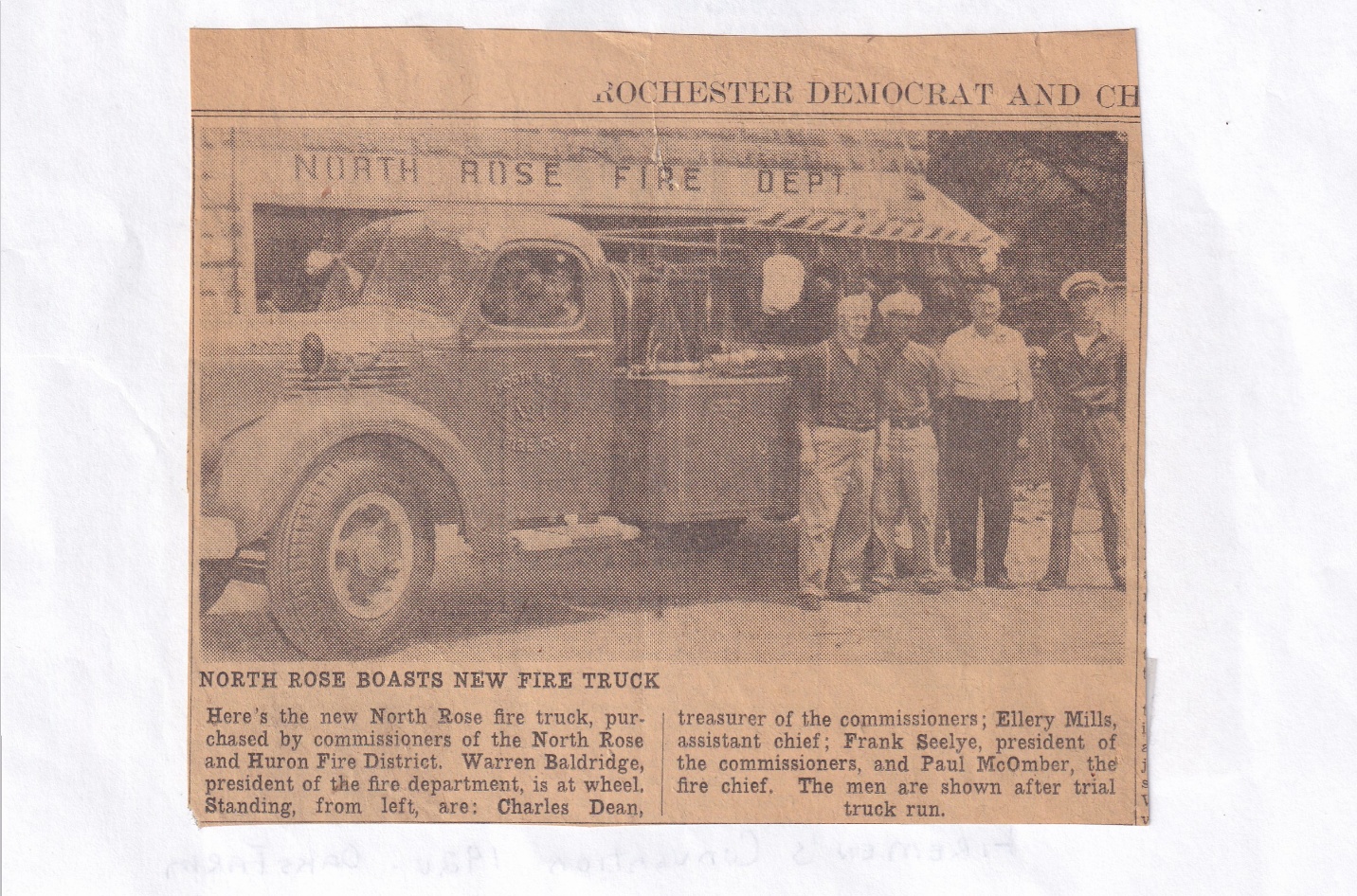 1947 International KB-7 pumper