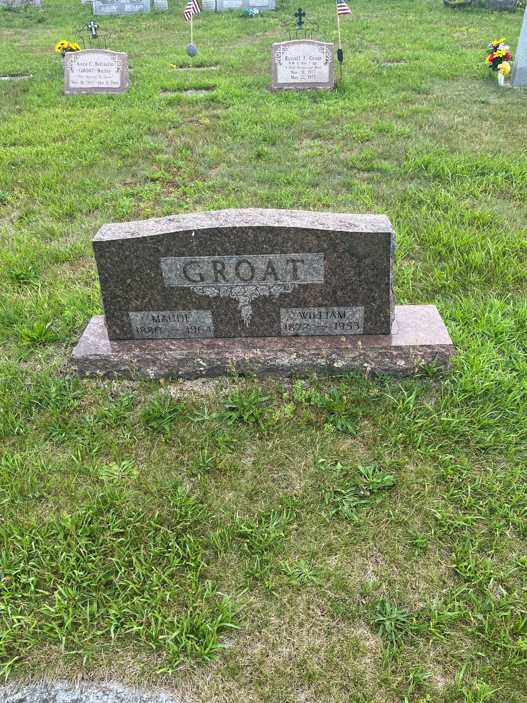 North Rose Fire Department archive photograph (headstones)