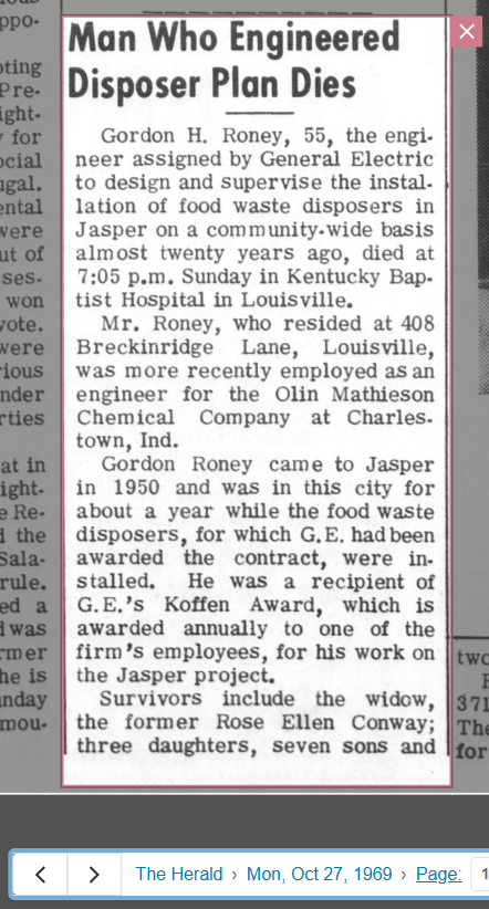Member obituary — Appendix C