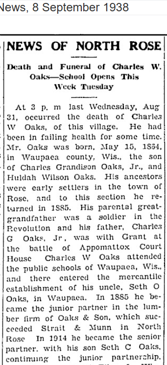 Member obituary — Appendix C