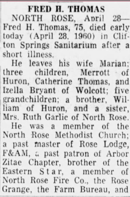 Member obituary — Appendix C