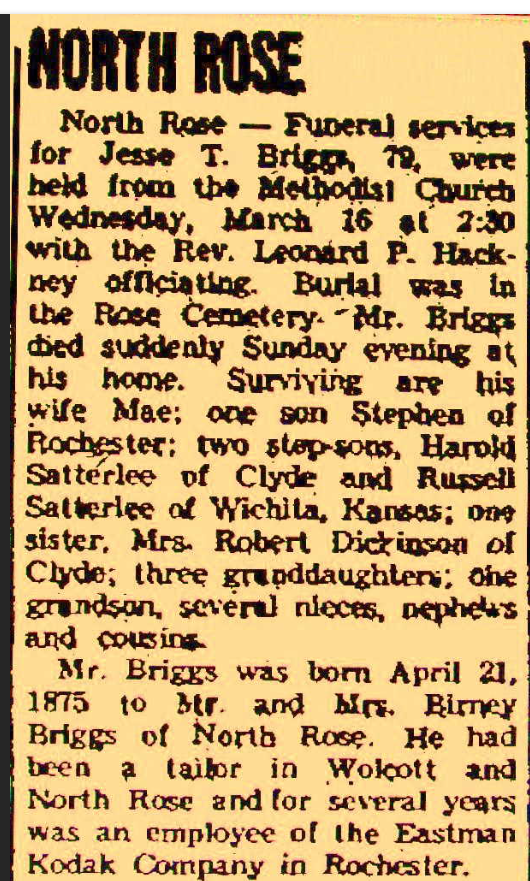 Member obituary — Appendix C