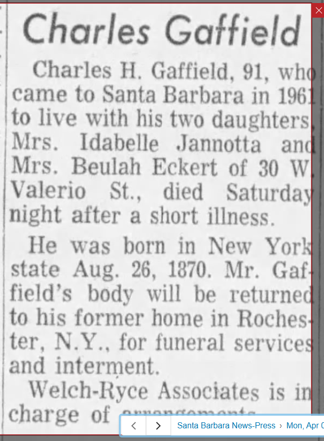 Member obituary — Appendix C