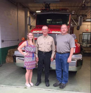 (L-R) Kristi, Russell II, Russell 'Rusty' III Welkley