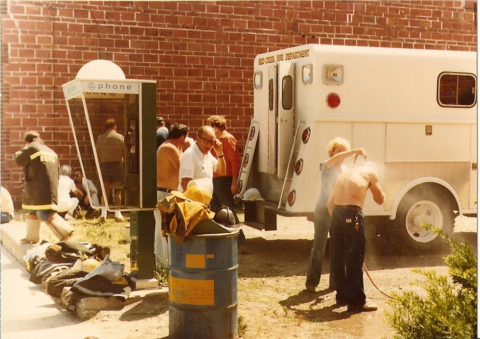 Sodus Cold Storage fire and explosion, North Rose, July 1983