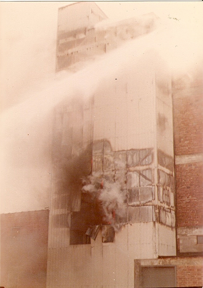 Sodus Cold Storage fire and explosion, North Rose, July 1983