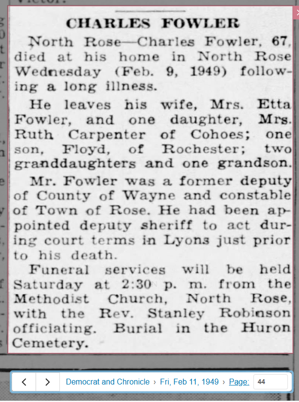 Member obituary — Appendix C