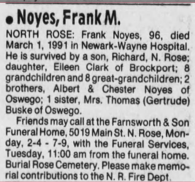 Member obituary — Appendix C