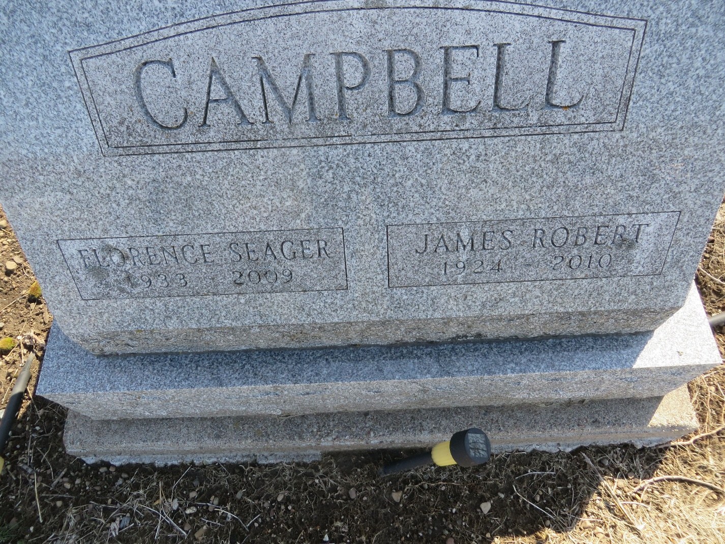 North Rose Fire Department archive photograph (headstones)