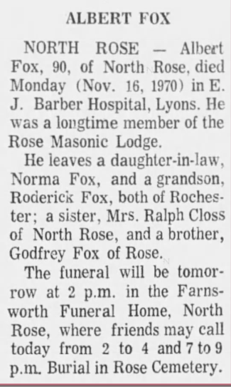 Member obituary — Appendix C