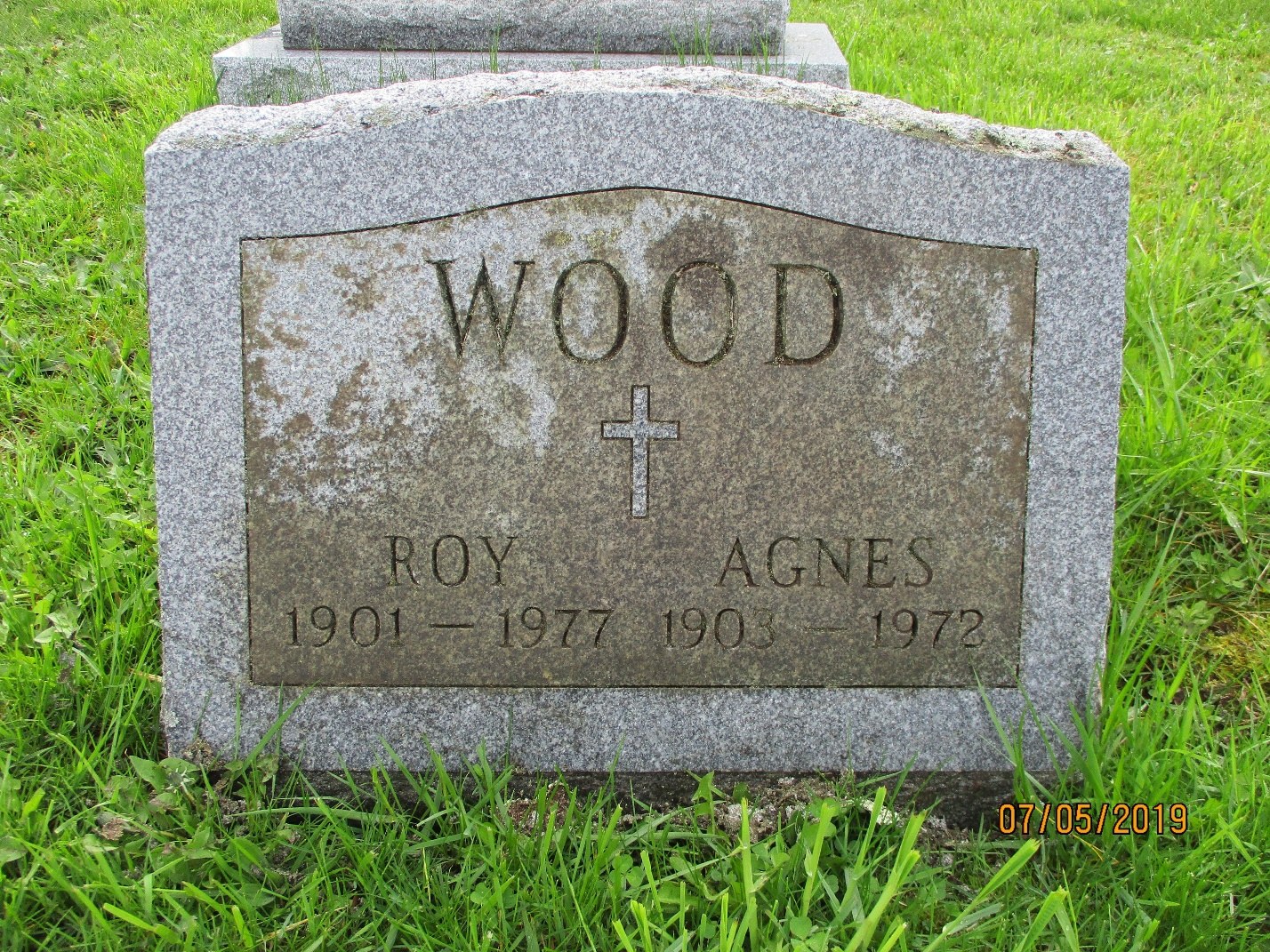 North Rose Fire Department archive photograph (headstones)