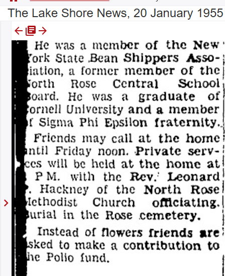 Member obituary — Appendix C