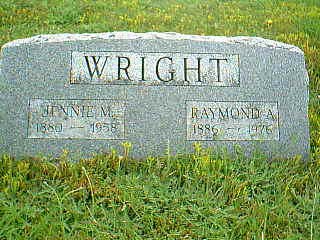North Rose Fire Department archive photograph (headstones)