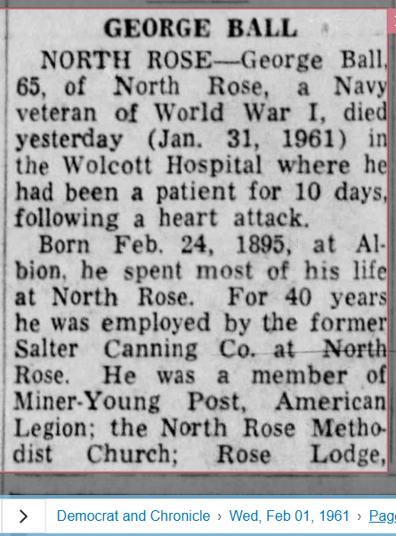 Member obituary — Appendix C