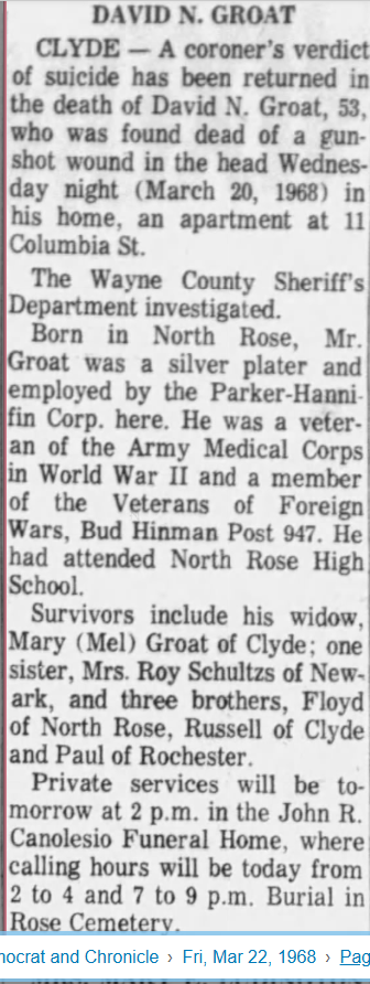 Member obituary — Appendix C