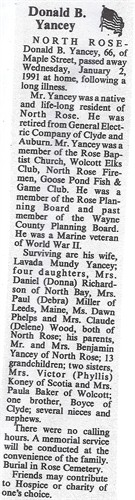 Member obituary — Appendix C