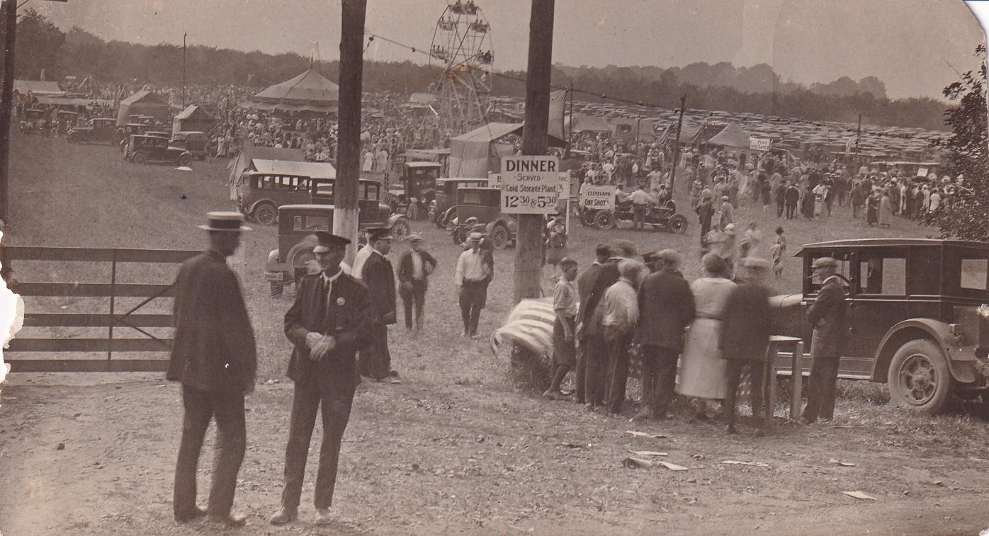 Firemen's Convention, Oaks Farm, North Rose, 1920
