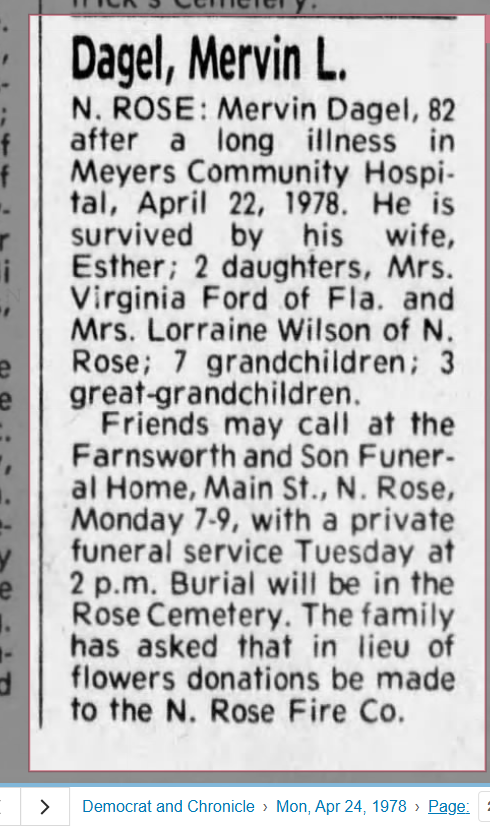 Member obituary — Appendix C