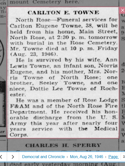 Member obituary — Appendix C